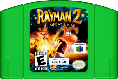 Rayman 2: The Great Escape (Cart Only) - Nintendo 64 (N64) (Ubisoft - 1 Players) video game collectible [Barcode 008888130079] - Main Image 3