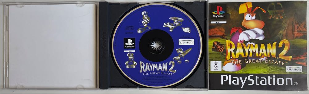 Rayman 2: The Great Escape - Sony PlayStation (Ubisoft - 1) video game collectible [Barcode 3307212805902] - Main Image 3