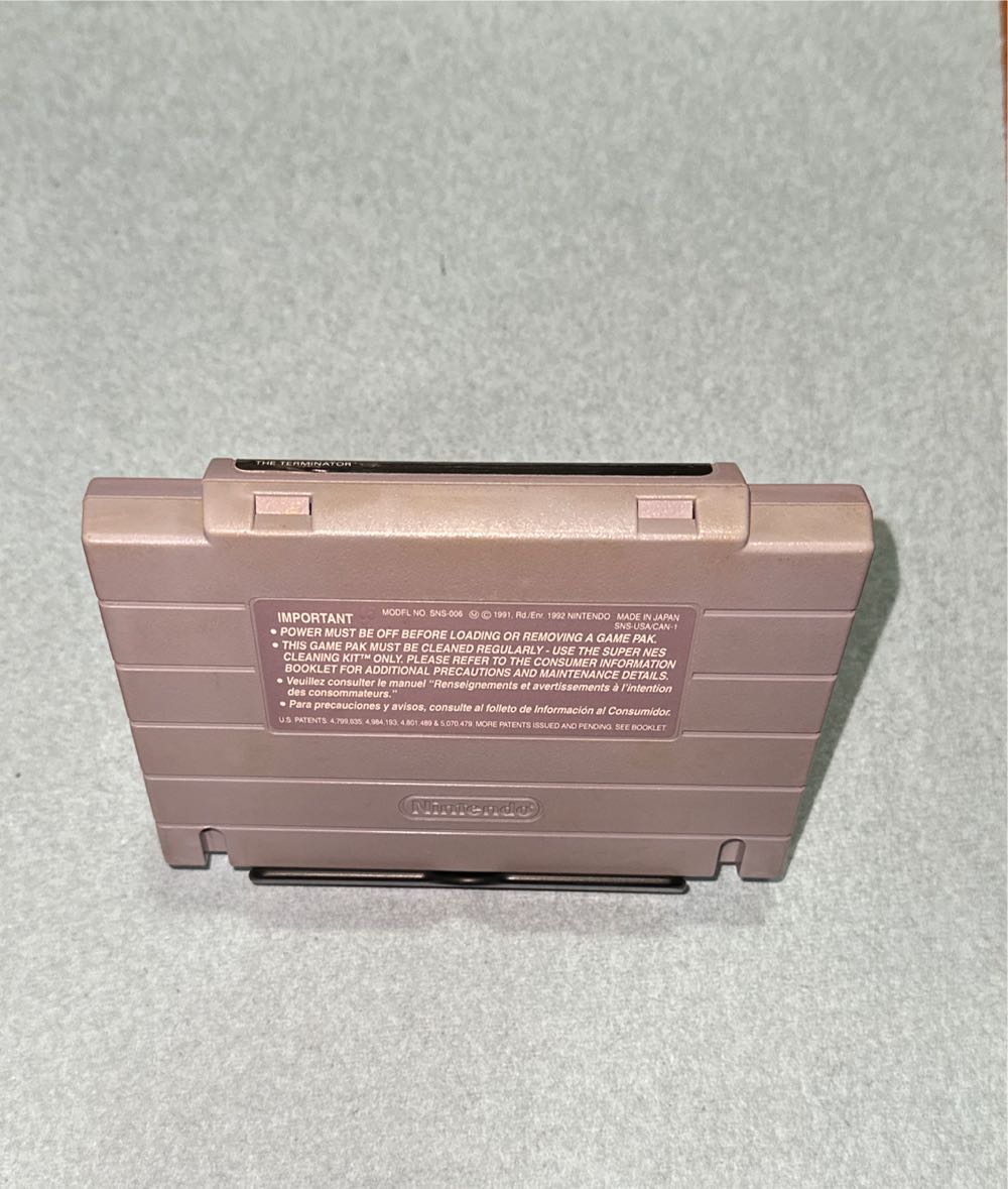 The Terminator - Nintendo Super Nintendo Entertainment System (SNES) video game collectible - Main Image 4