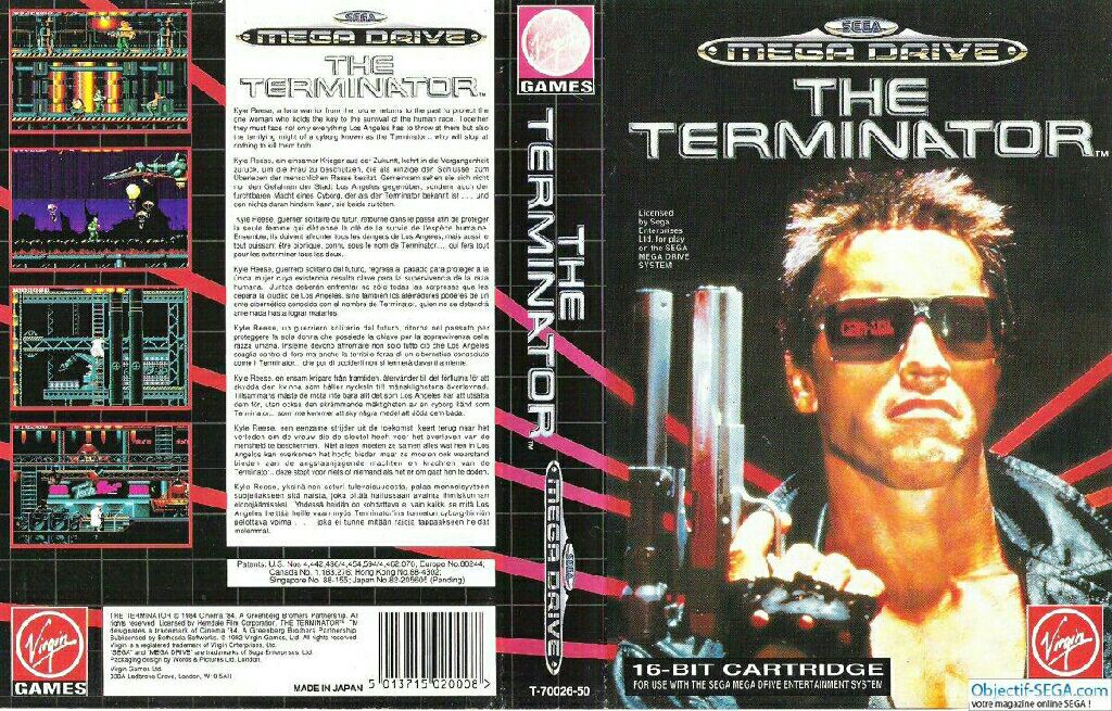 The Terminator - Sega Mega Drive video game collectible - Main Image 2