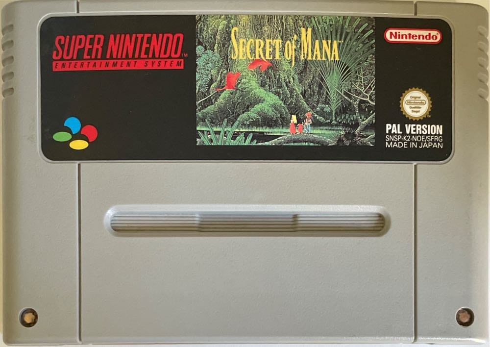 Secret of Mana - Nintendo Super Nintendo Entertainment System (SNES) video game collectible - Main Image 2