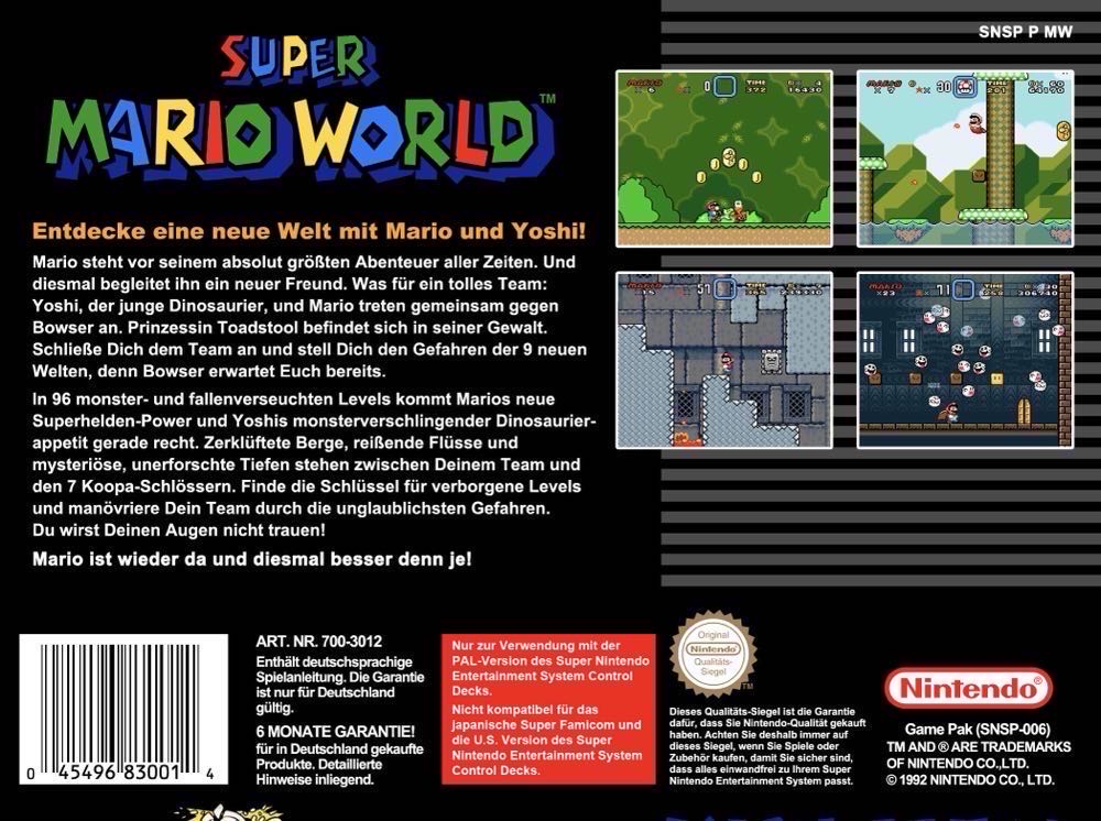 Secret of Mana - Nintendo Super Nintendo Entertainment System (SNES) video game collectible - Main Image 3