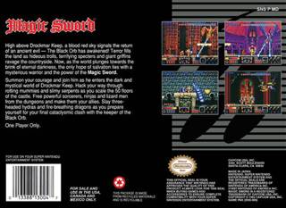 Magic Sword - Nintendo Super Nintendo Entertainment System (SNES) (Capcom - 1) video game collectible [Barcode 013388130047] - Main Image 2