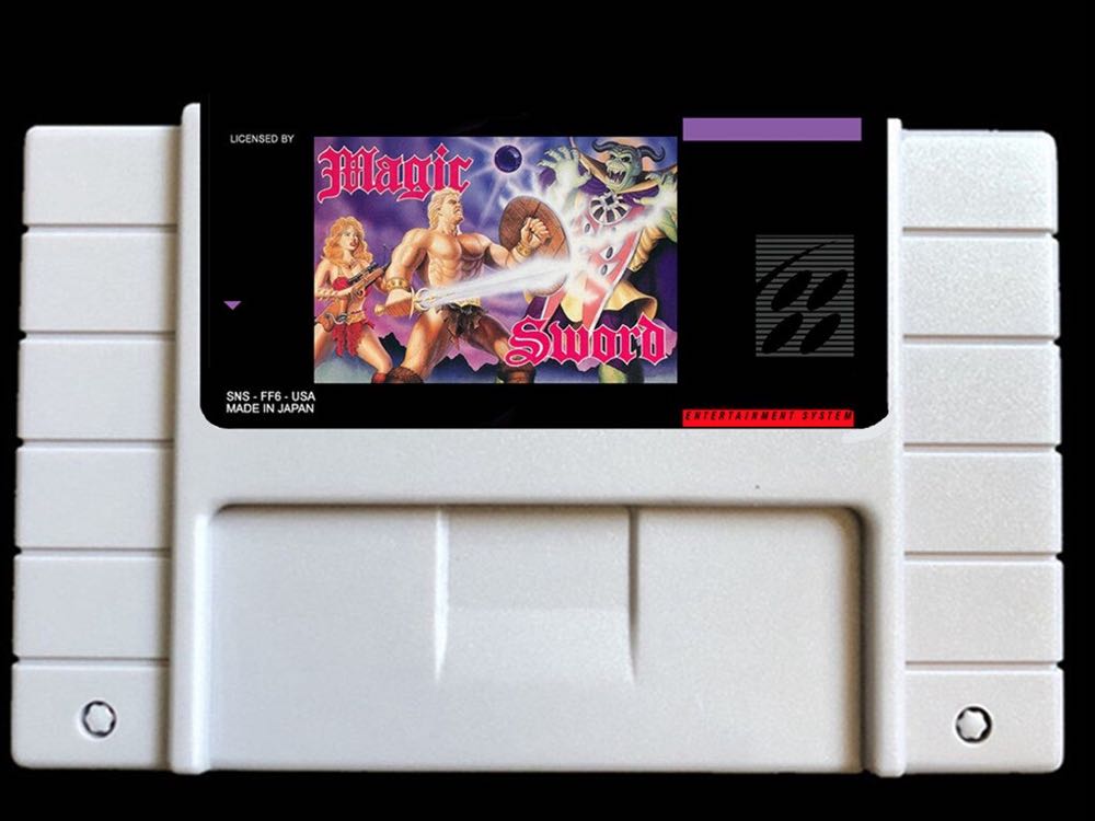 Magic Sword - Nintendo Super Nintendo Entertainment System (SNES) (Capcom - 1) video game collectible [Barcode 013388130047] - Main Image 3