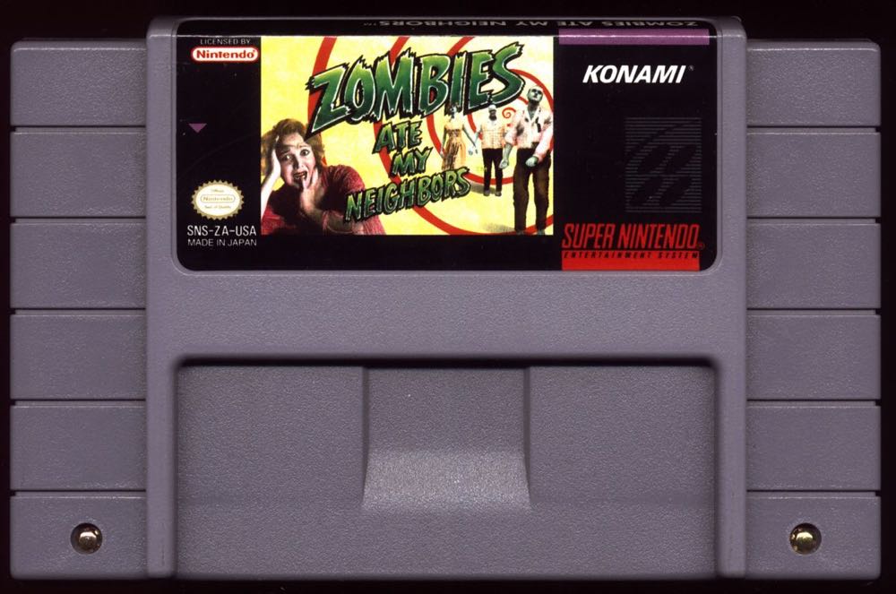 Zombies Ate My Neighbors - Nintendo Super Nintendo Entertainment System (SNES) (Konami) video game collectible - Main Image 3