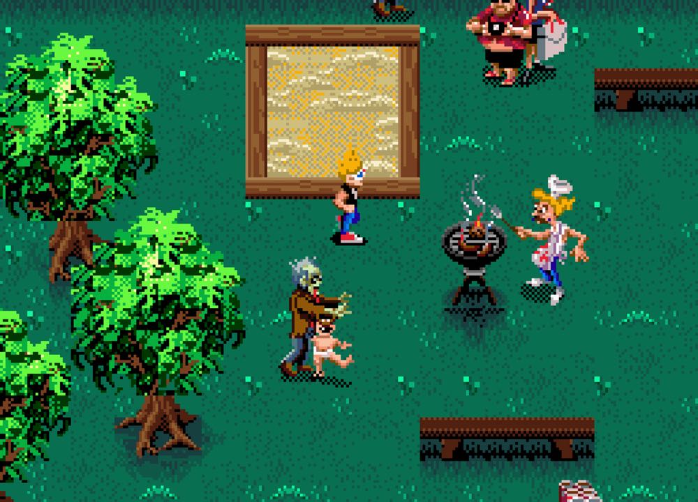 Zombies Ate My Neighbors - Nintendo Super Nintendo Entertainment System (SNES) (Konami) video game collectible - Main Image 4