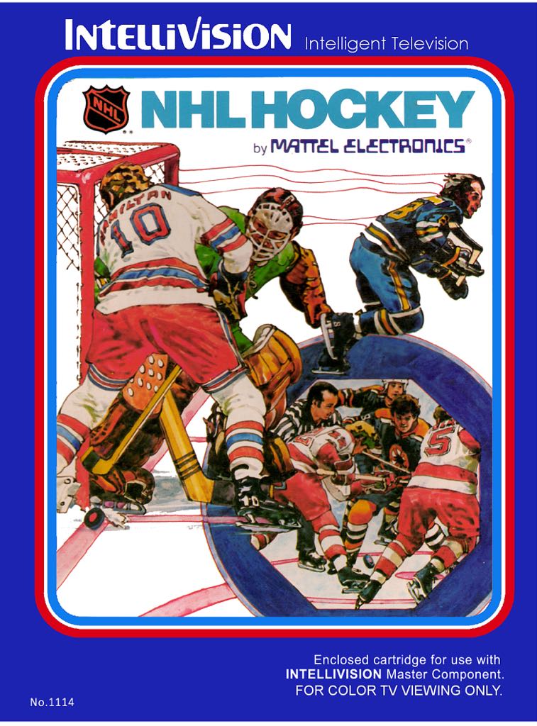 NHL Hockey - Intellivision (Mattel Inc.) video game collectible - Main Image 1