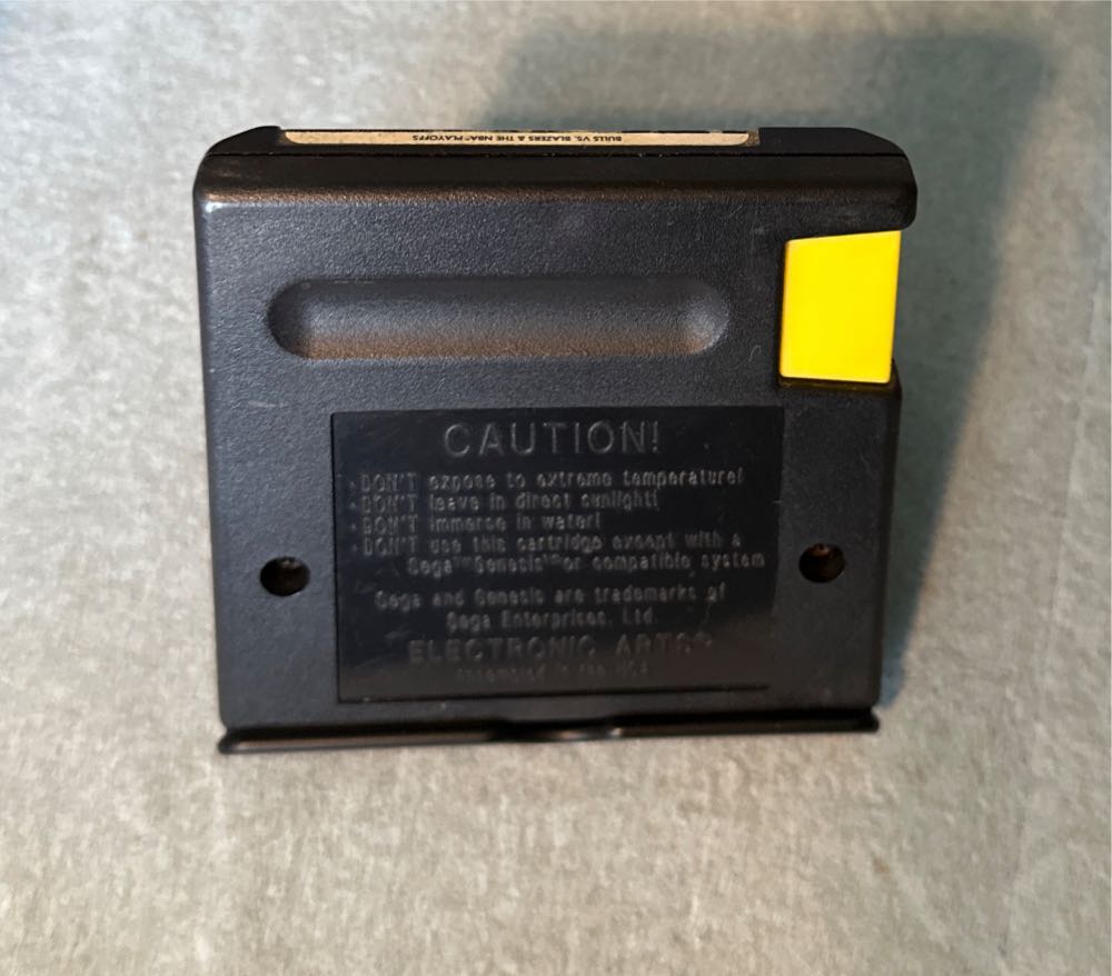 Bulls vs. Blazers and the NBA Playoffs   ||SPORTS|| - Sega Genesis (Mega Drive) video game collectible - Main Image 2