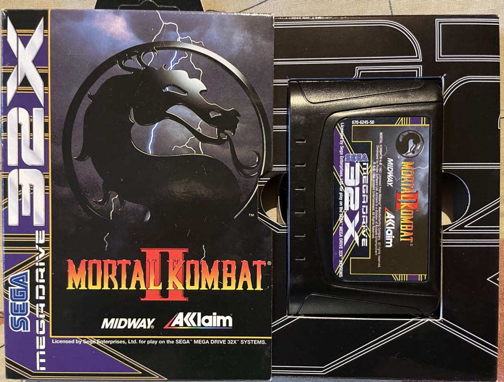 Mortal Kombat 2 - Sega 32X (Boite Et Notice - 2) video game collectible [Barcode 3455198100532] - Main Image 3