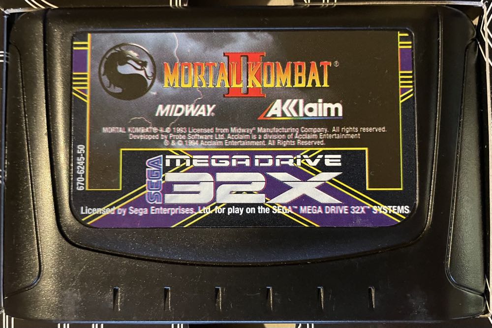 Mortal Kombat 2 - Sega 32X (Boite Et Notice - 2) video game collectible [Barcode 3455198100532] - Main Image 4