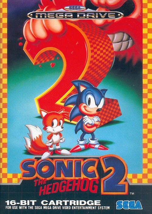 Sonic The Hedgehog 2 - Sega Megadrive video game collectible - Main Image 1