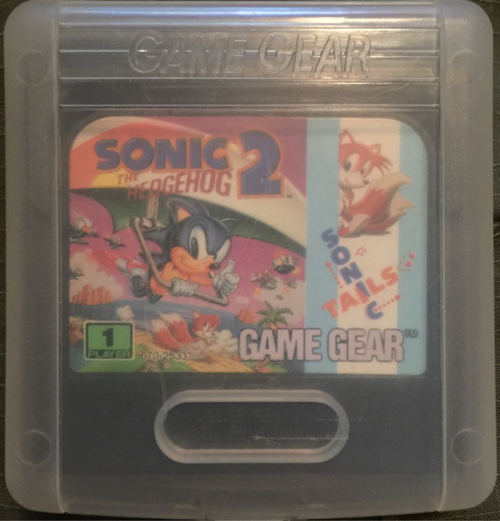 Sonic The Hedgehog 2 - Sega Game Gear video game collectible - Main Image 1