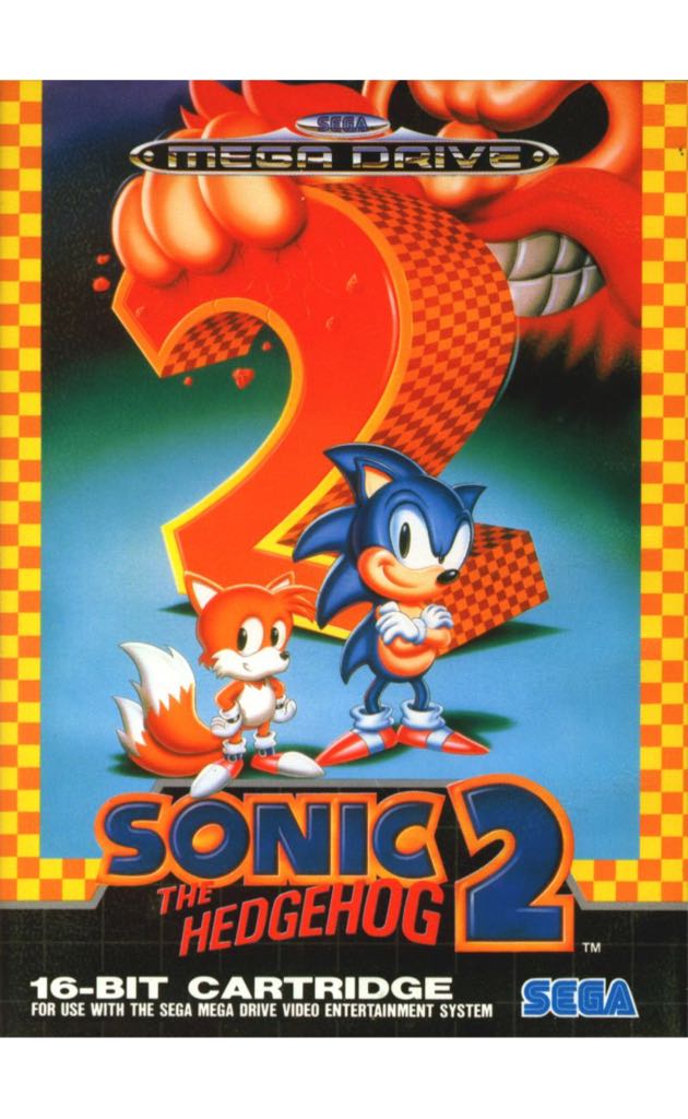 Sonic The Hedgehog 2 - Sega Megadrive video game collectible - Main Image 1