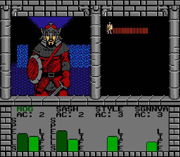 Wizards And Warriors I : Swords and Serpents - Nintendo Entertainment System (NES) (Acclaim Entertainment - 1) video game collectible [Barcode 021481103059] - Main Image 4