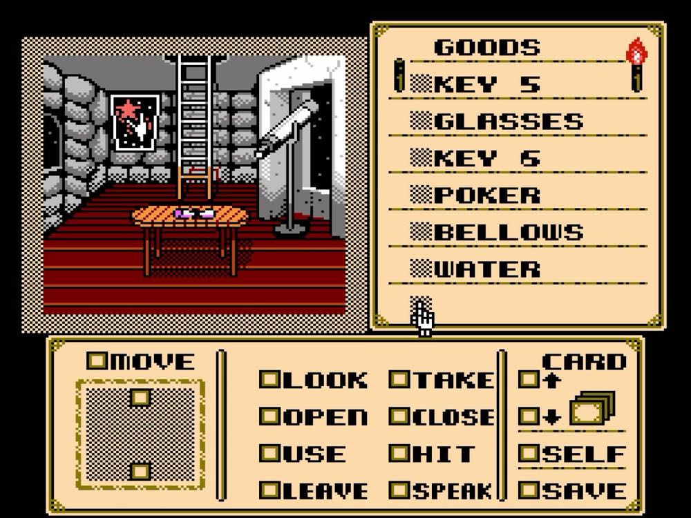 Shadowgate - Nintendo Entertainment System (NES) (Kemco - 1) video game collectible [Barcode 044499000059] - Main Image 4