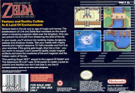 The Legend of Zelda: A Link to the Past - Nintendo Game Boy Advance (GBA) (Nintendo - 1) video game collectible - Main Image 2