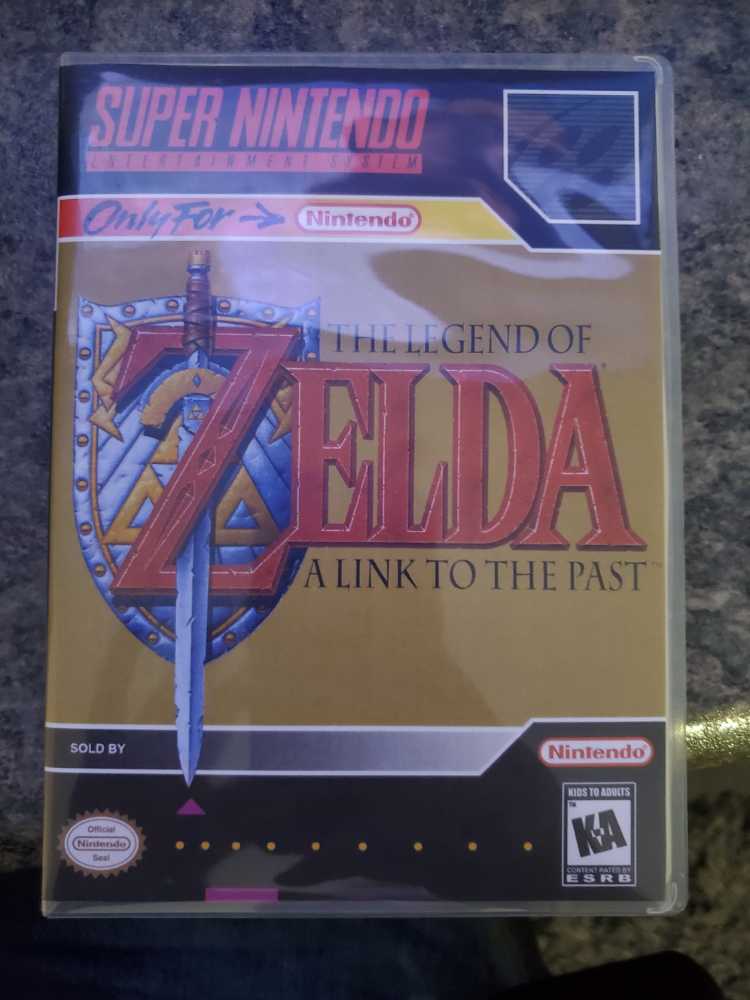 The Legend of Zelda: A Link to the Past - Nintendo Super Nintendo Entertainment System (SNES) video game collectible - Main Image 2