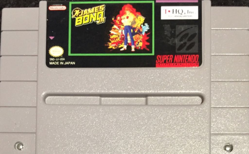 James Bond Jr - Nintendo Super Nintendo Entertainment System (SNES) video game collectible - Main Image 1