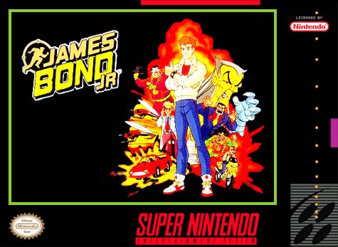 James Bond Jr - Nintendo Super Nintendo Entertainment System (SNES) video game collectible - Main Image 1