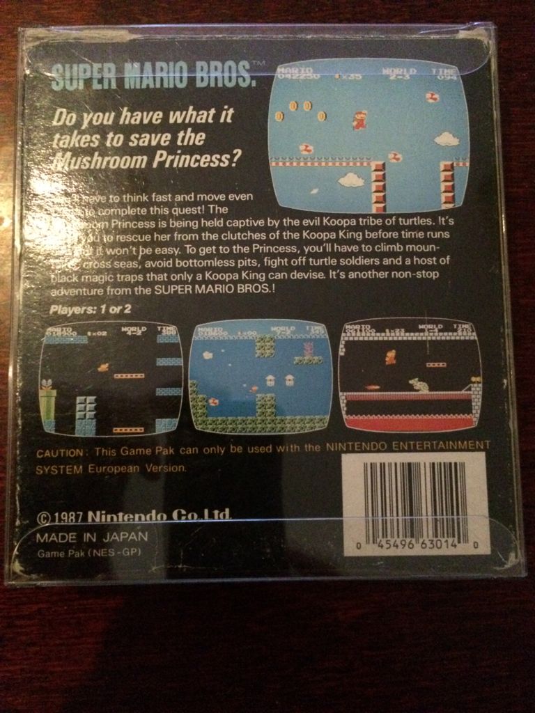 Super Mario Bros. - Nintendo Entertainment System (NES) video game collectible - Main Image 2