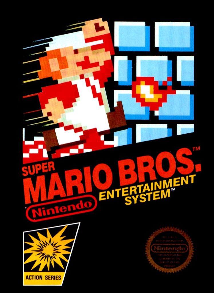 Super Mario Bros. - Nintendo Entertainment System (NES) video game collectible - Main Image 1