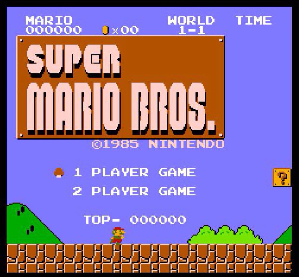 Super Mario Bros. - Nintendo Wii Virtual Console video game collectible - Main Image 1