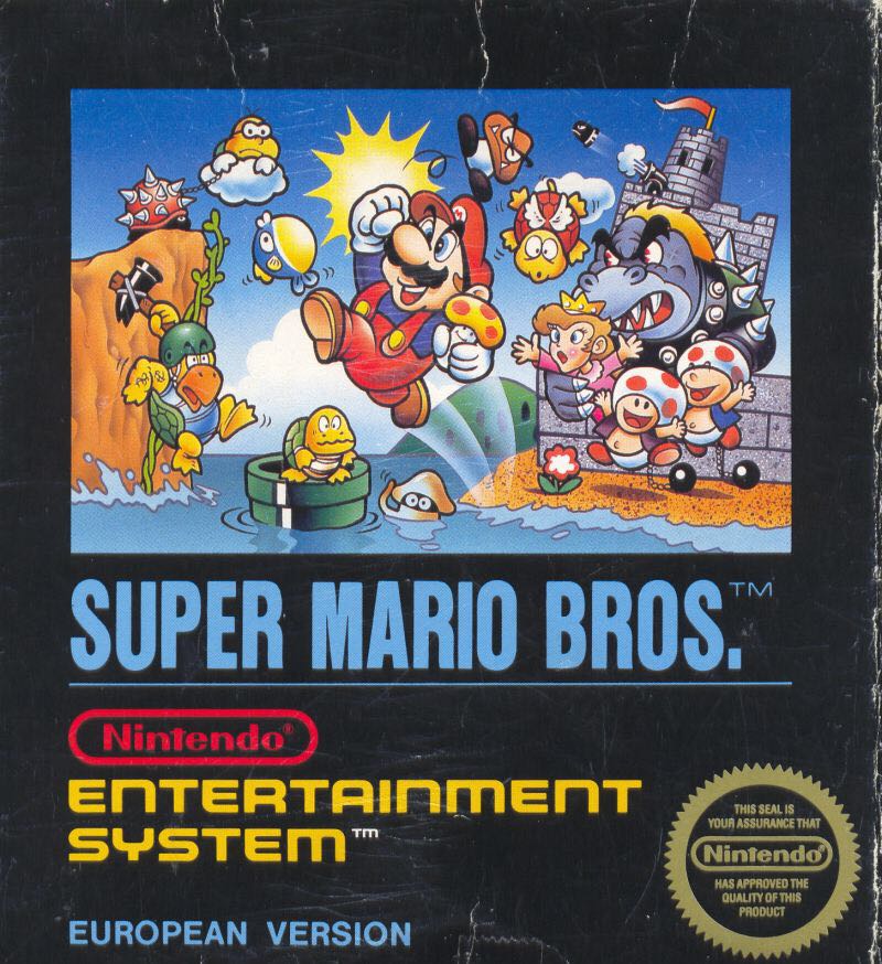 Super Mario Bros. - Nintendo Entertainment System (NES) video game collectible - Main Image 1