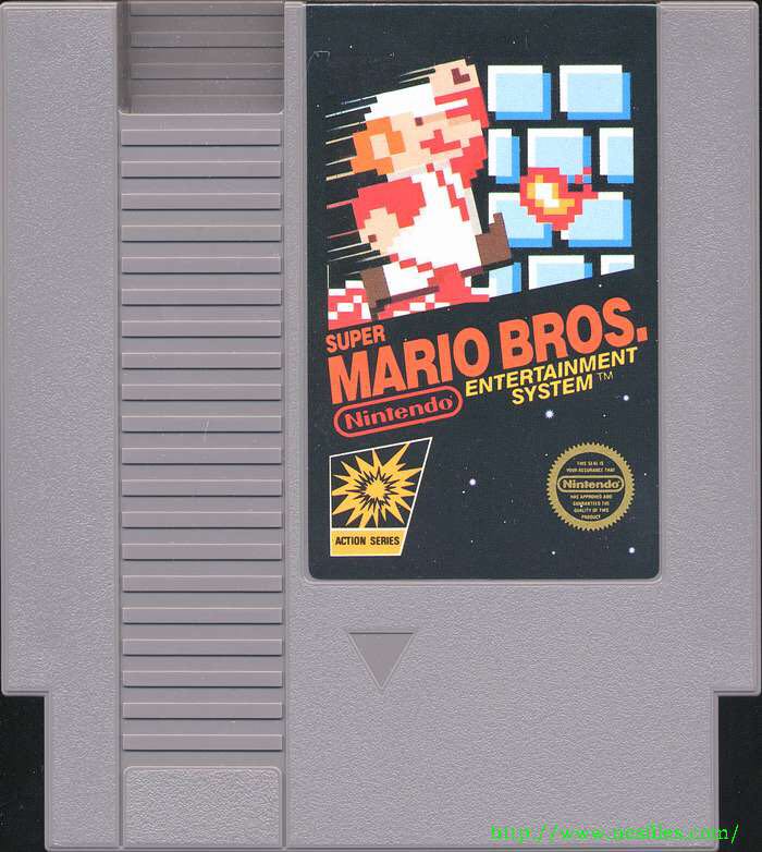 Super Mario Bros. - Nintendo Entertainment System (NES) video game collectible - Main Image 1