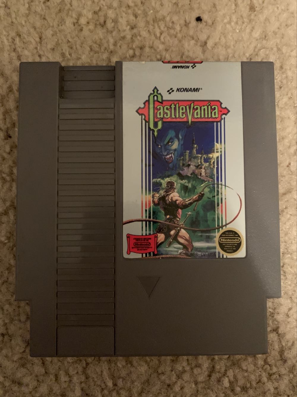 Castlevania (Cary Only) - Nintendo Entertainment System (NES) (Konami - 1) video game collectible [Barcode 083717110040] - Main Image 3
