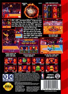 NBA Jam: Tournament Edition - Sega Genesis (Mega Drive) (Acclaim Entertainment - 4) video game collectible [Barcode 021481800125] - Main Image 2