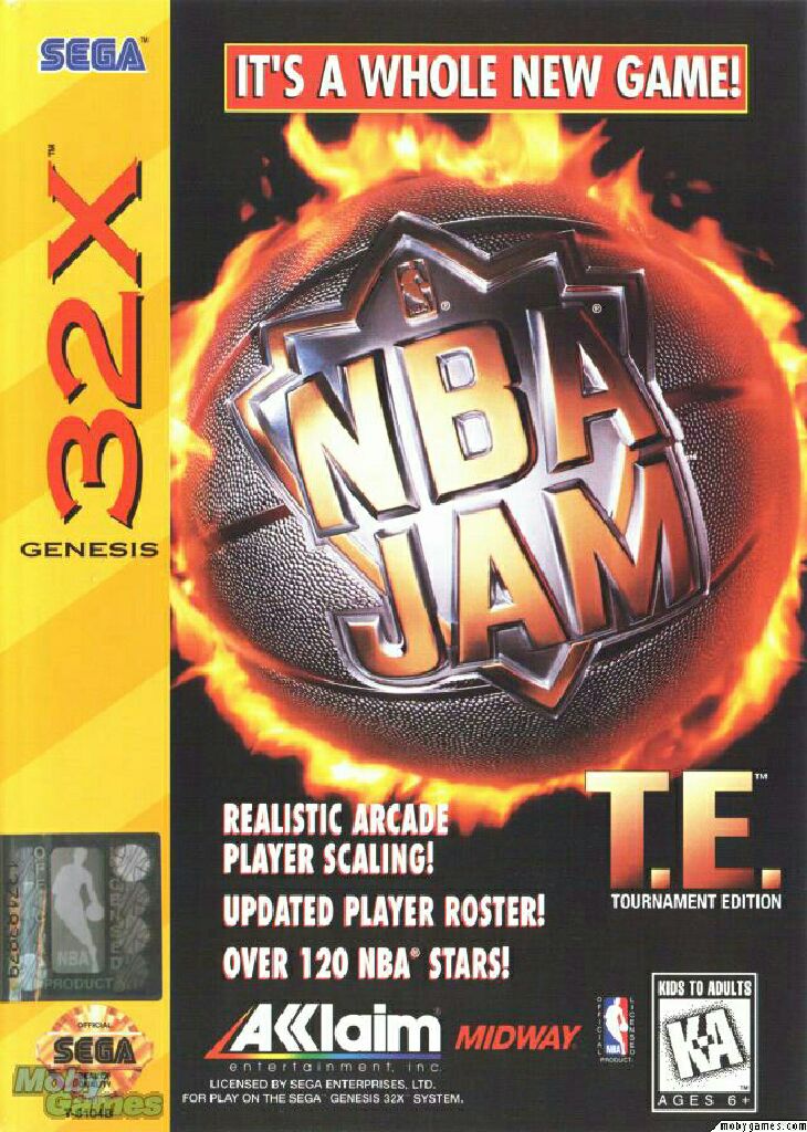 NBA Jam: Tournament Edition - Sega 32X video game collectible - Main Image 1