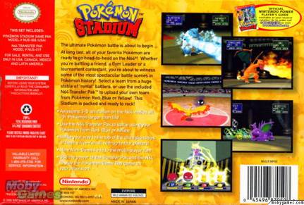 Pokemon Stadium - Nintendo 64 (N64) (Nintendo - 4) video game collectible - Main Image 2