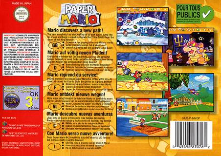 Paper Mario - Nintendo 64 (N64) (Nintendo - 1) video game collectible - Main Image 2