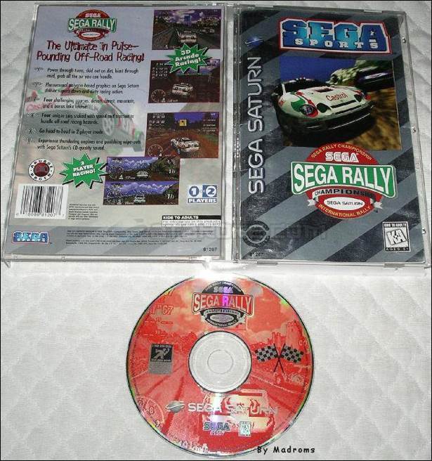 Sega Rally Championship - Sega Saturn (Sega - 2) video game collectible [Barcode 010086812077] - Main Image 2