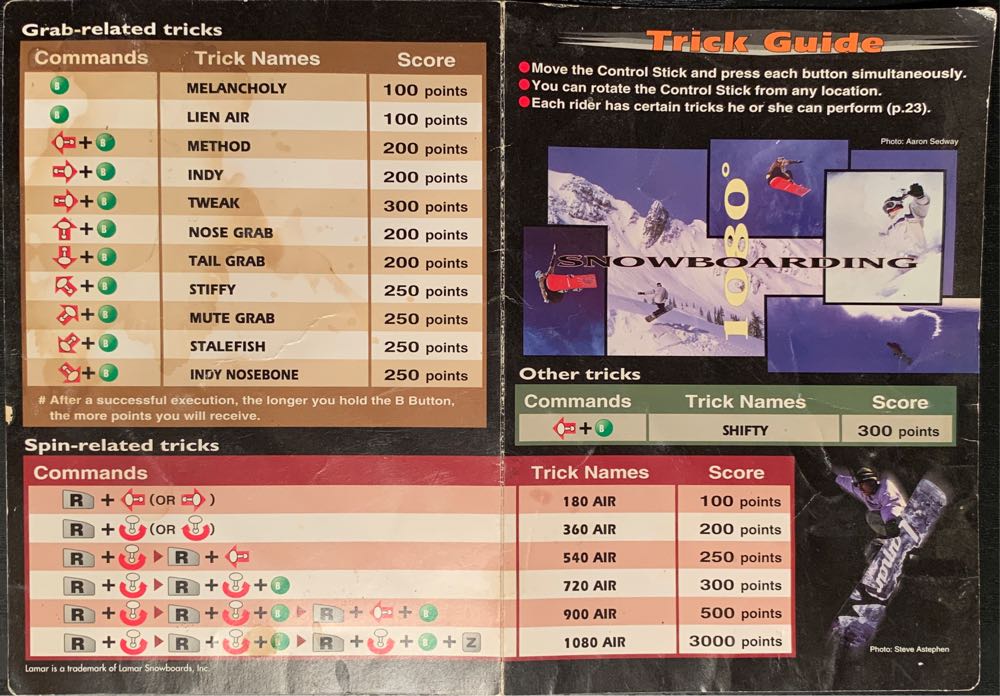 1080 Snowboarding - Nintendo 64 (N64) video game collectible - Main Image 4