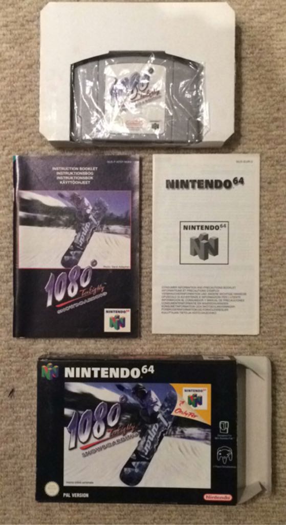 1080 Snowboarding (LOOSE) - Nintendo 64 (N64) (Nintendo) video game collectible - Main Image 2
