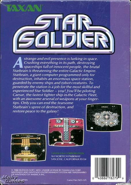 Star Soldier - Nintendo Entertainment System (NES) video game collectible - Main Image 2