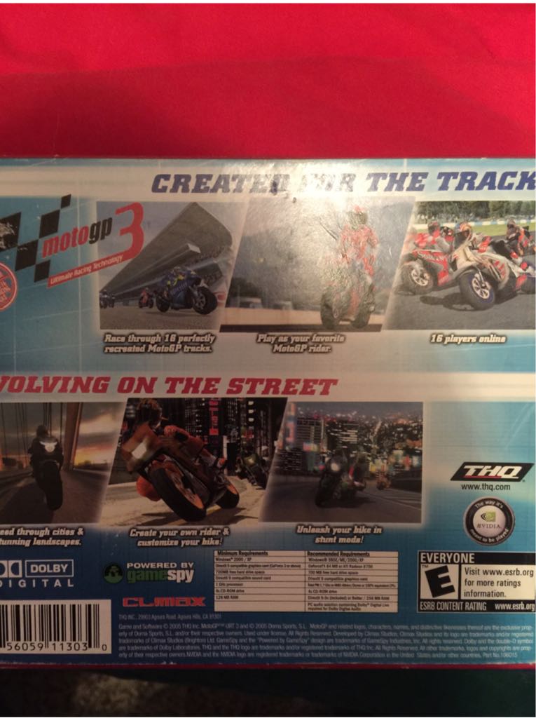 Moto GP 3 - PC (Thq Software - 1) video game collectible [Barcode 756059113030] - Main Image 2