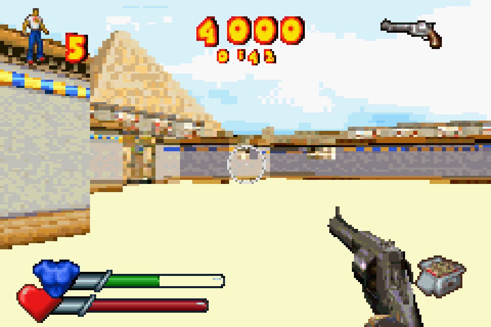 Serious Sam Advance - Nintendo Game Boy Advance (GBA) (Global Star Software - 1) video game collectible - Main Image 3