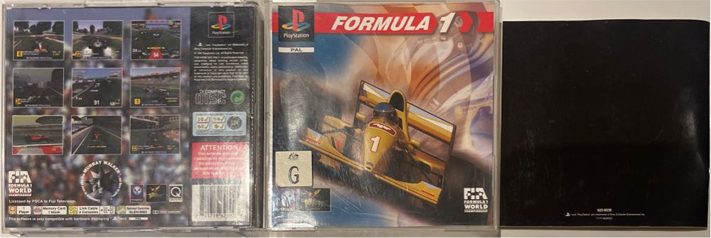 Formula One - Sony PlayStation (Psygnosis - 1) video game collectible [Barcode 711719626923] - Main Image 4
