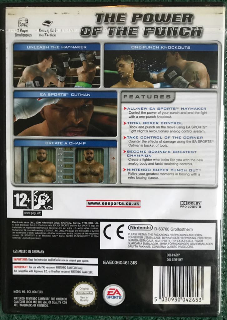 Fight Night Round 2 - Nintendo GameCube video game collectible [Barcode 5030930042653] - Main Image 2