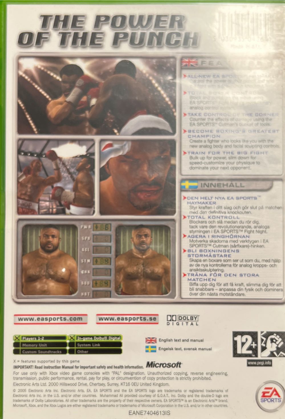 Fight Night Round 2 - Microsoft Xbox video game collectible [Barcode 5030941042642] - Main Image 2