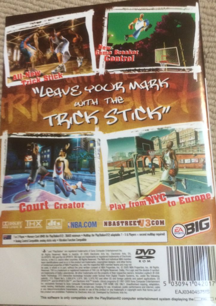 NBA Street V3 - Sony PlayStation 2 (PS2) video game collectible [Barcode 5030941042017] - Main Image 2