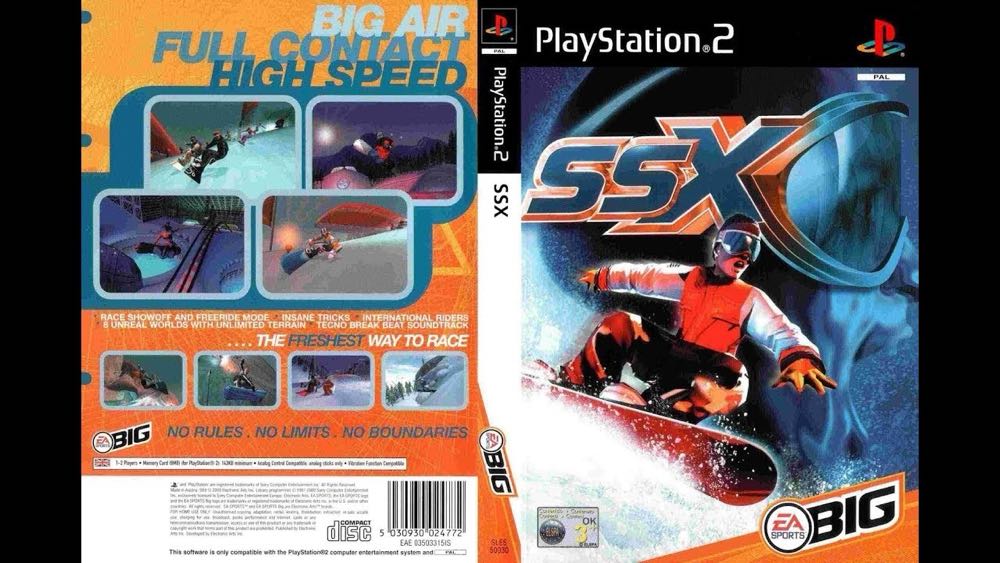 SSX (Greatest Hits) - Sony PlayStation 2 (PS2) (Electronic Arts/EA Games - 2) video game collectible [Barcode 014633142105] - Main Image 3