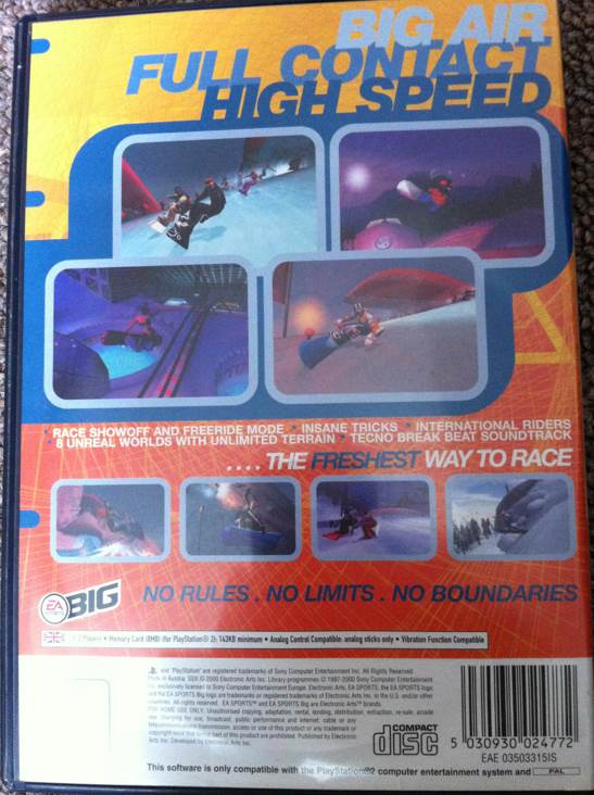 SSX - Sony PlayStation 2 (PS2) (Electronic Arts/EA Games - 2) video game collectible [Barcode 5030930024772] - Main Image 2