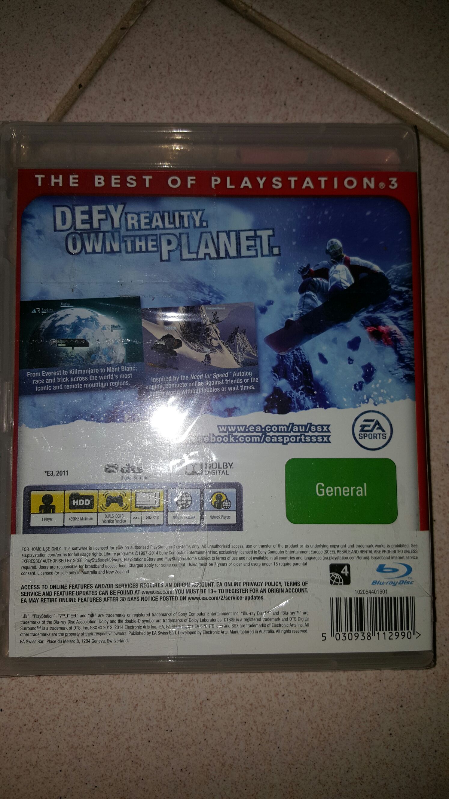 SSX - Sony PlayStation 3 (PS3) video game collectible [Barcode 5030938112990] - Main Image 2