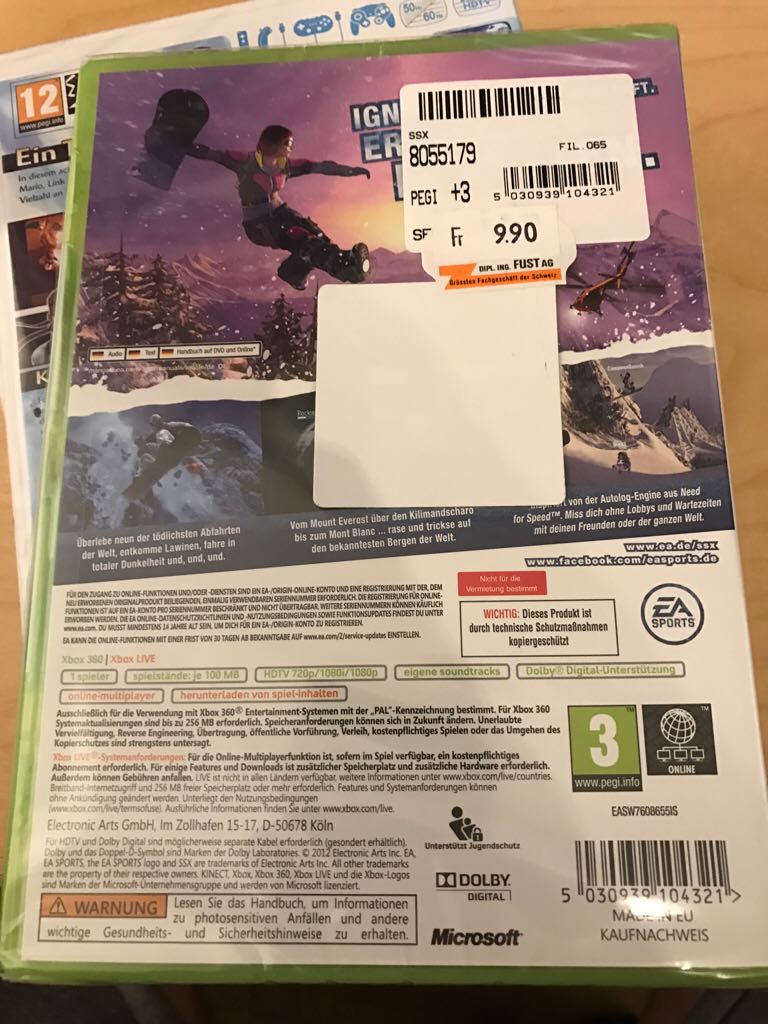 SSX - Microsoft Xbox 360 video game collectible [Barcode 5030939077342] - Main Image 2