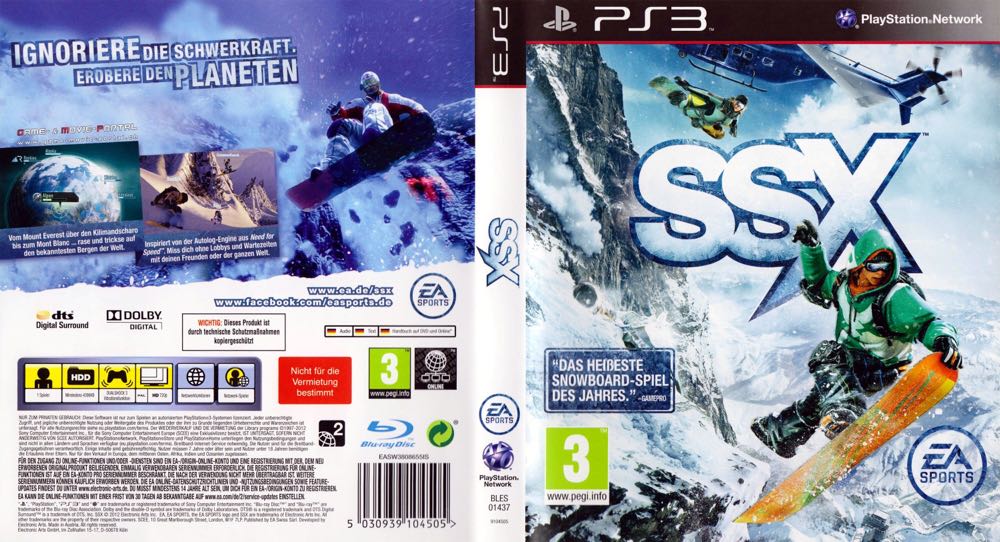 SSX - Sony PlayStation 3 (PS3) (EA - 1-2) video game collectible - Main Image 2