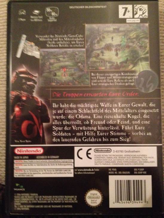 Odama - Nintendo GameCube (Nintendo) video game collectible [Barcode 045496394943] - Main Image 2