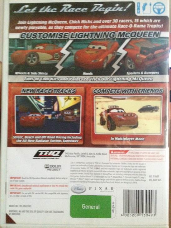 Cars: Race O Rama - Nintendo Wii video game collectible [Barcode 4005209130493] - Main Image 2